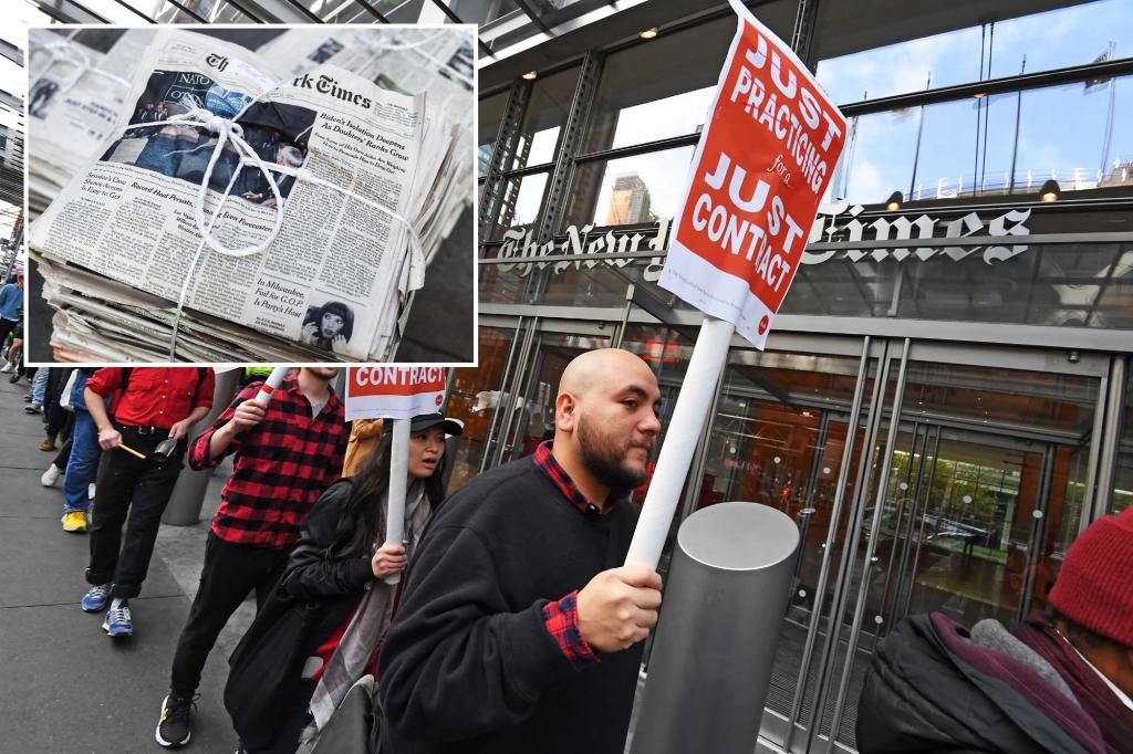 NY Times tech workers union ends strike - no new contract